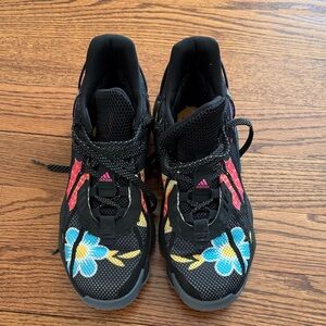 Adidas Basketball Men’s Sneakers with Floral Design